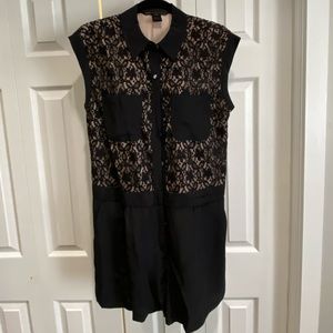 Marc Jacobs Lined Black Lace Romper 8